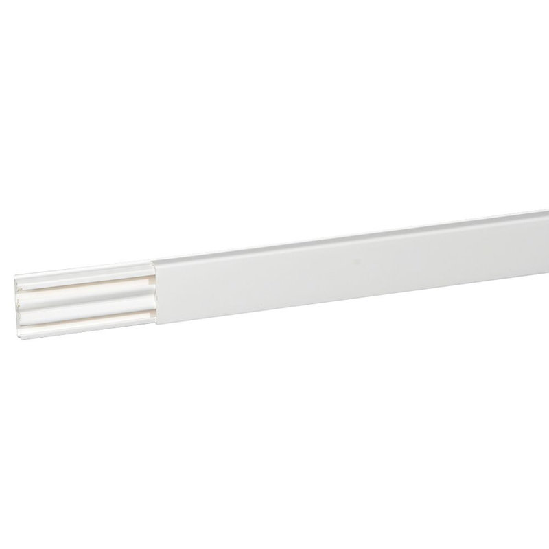 Legrand 030020 - Moulure DLPlus 40x12,5mm 2 compartiments longueur 2,1m - blanc