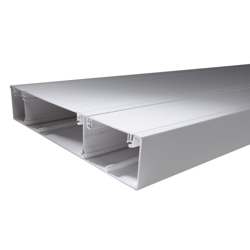 Legrand 030068 - Goulotte GTL complète 3 couvercles Drivia 18 PREMIUM 65x355mm - 2,45m à 2,60m