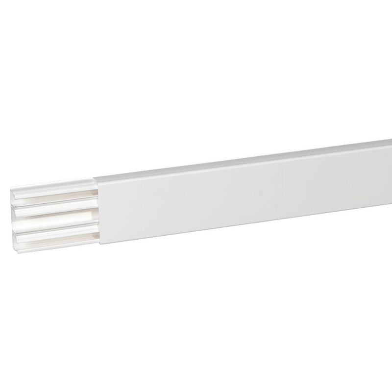 Legrand 030114 - Moulure DLPlus 60x20mm 3 compartiments longueur 2,1m - blanc