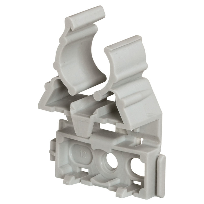 Legrand 031371 - Lyre grise pour conduit IRL Ø20mm avec fixation par cloueur type Pulsa 700E