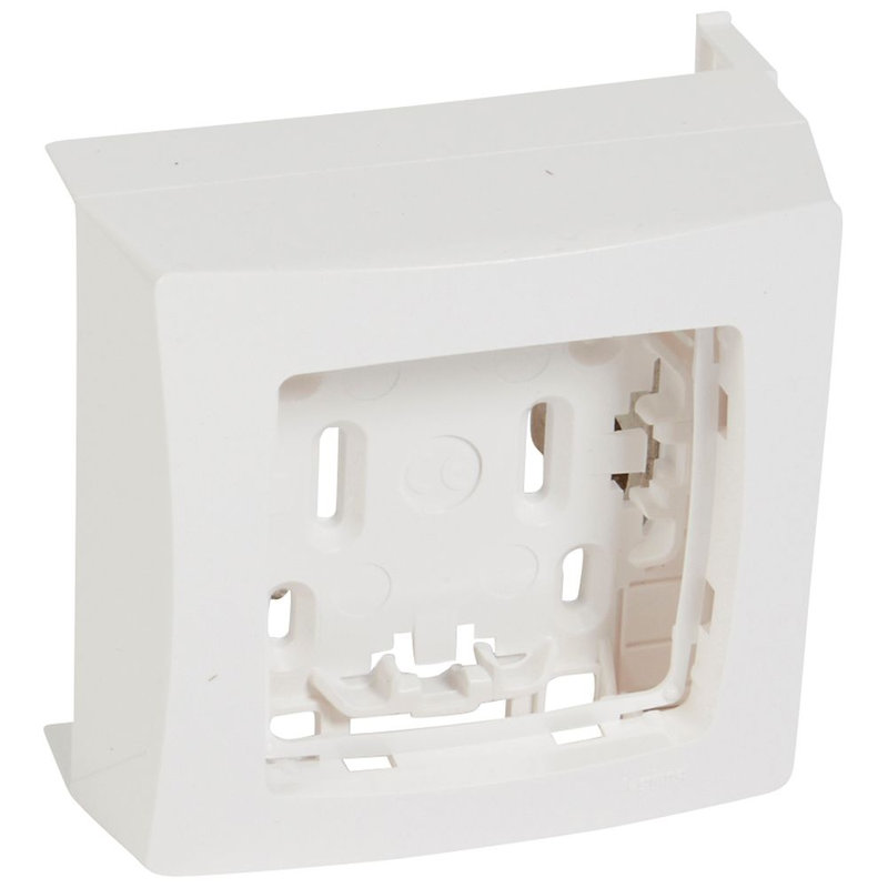 Legrand 031407 - Cadre Appareillage saillie 1 poste pour moulure DLPlus épaisseur 16mm - blanc