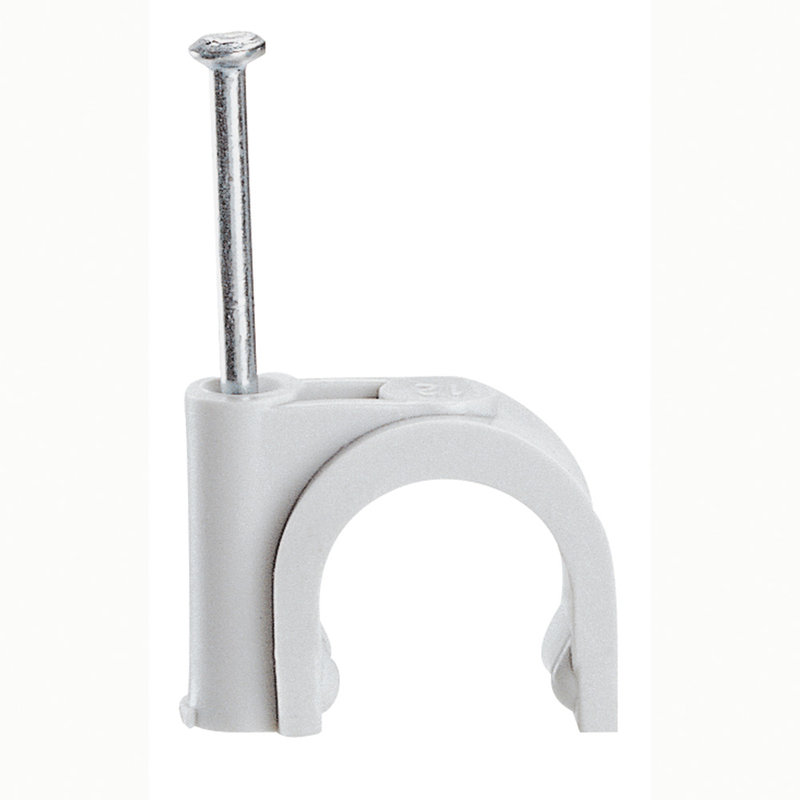 Legrand 031526 - Attache Fixfor grise RAL7035 pour câble rond Ø7mm