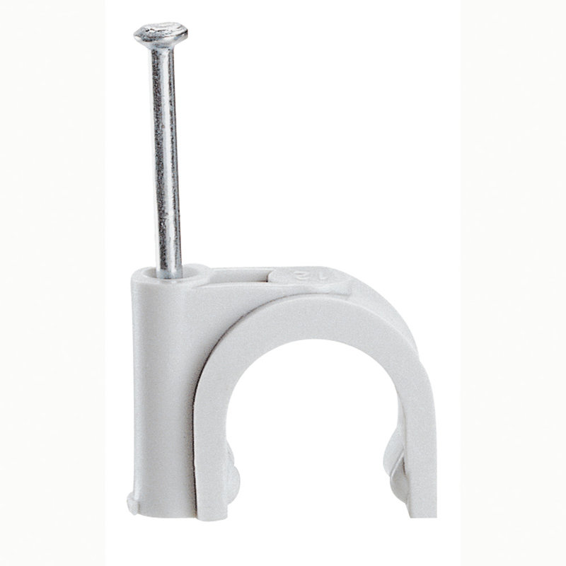 Legrand 031527 - Attache Fixfor grise RAL7035 pour câble rond Ø8mm