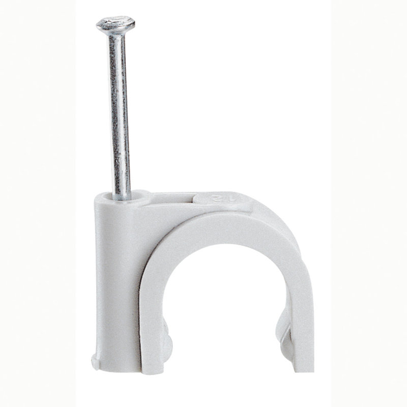 Legrand 031528 - Attache Fixfor grise RAL7035 pour câble rond Ø9mm