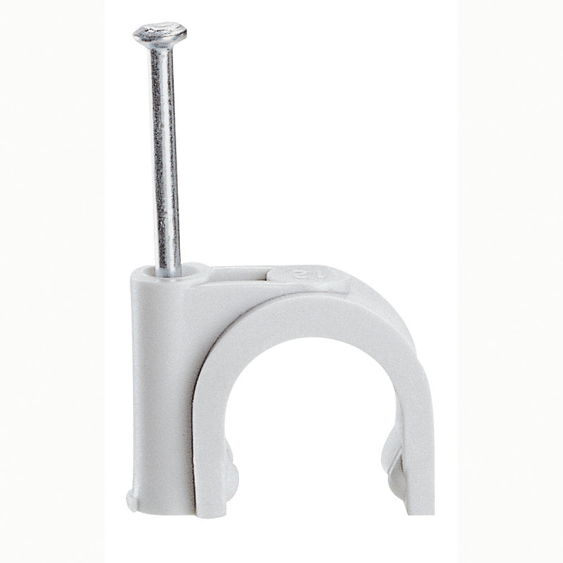 Legrand 031533 - Attache Fixfor grise RAL7035 pour câble rond Ø17mm