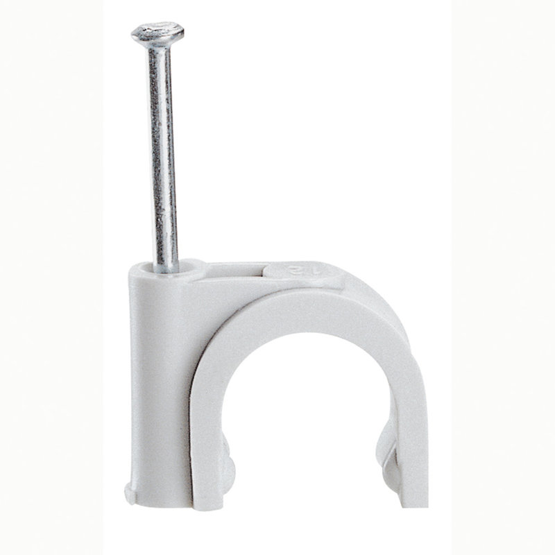 Legrand 031534 - Attache Fixfor grise RAL7035 pour câble rond Ø19mm