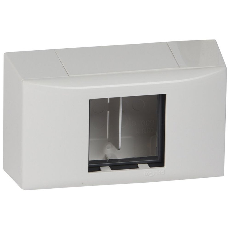 Legrand 031611 - Cadre Mosaic 2 modules pour toutes moulures DLPlus - blanc