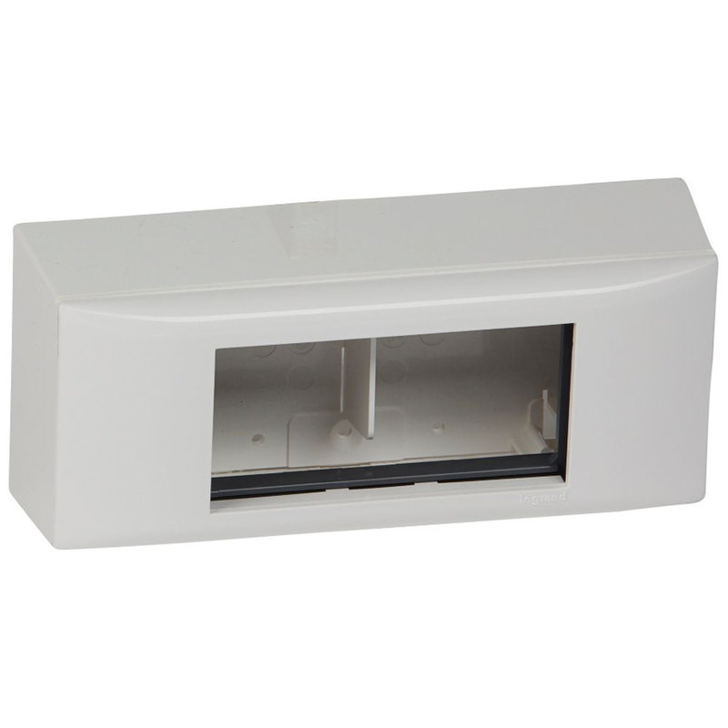 Legrand 031613 - Cadre Mosaic 4 modules pour toutes moulures DLPlus - blanc