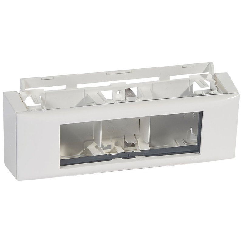 Legrand 031614 - Cadre Mosaic 6 modules pour toutes moulures DLPlus - blanc