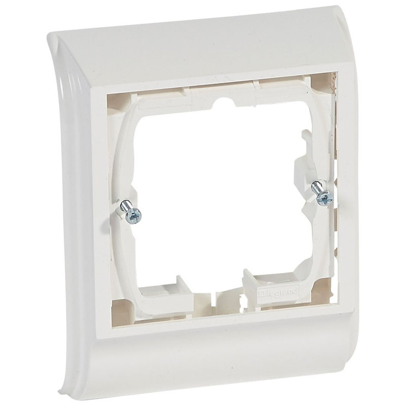 Legrand 031664 - Cadre Mosaic 2 modules pose sur plinthe DLPlus 80x20mm ou 120x20mm - blanc