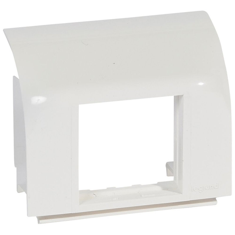 Legrand 031669 - Support Mosaic 2 modules pour pose sur plinthe DLP 140x35mm - blanc