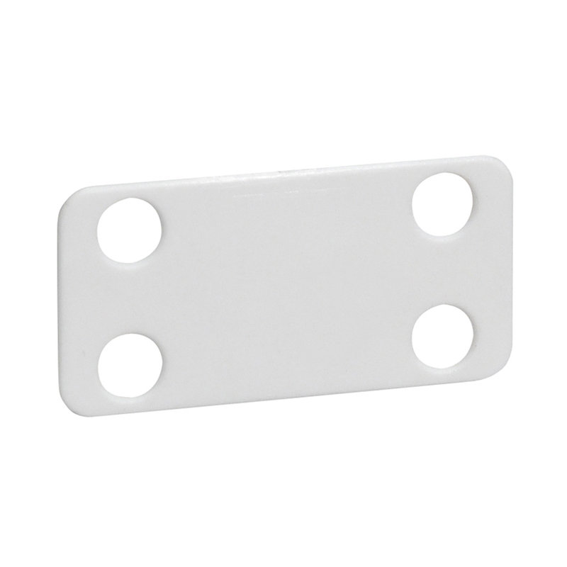Legrand 032085 - Plaque d'identification blanche Colring 38,5x19mm - colliers largeur 4,6mm maxi