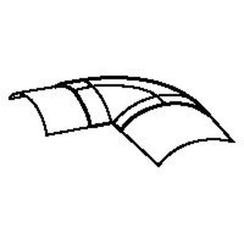 Legrand 030011 - Angle plat pour passage de plancher 50x12mm