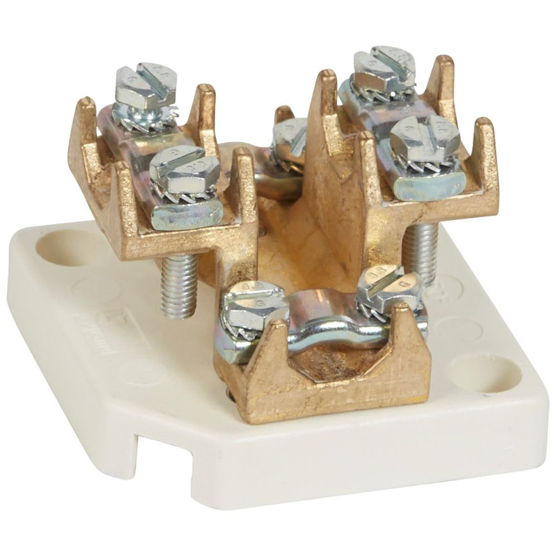 Legrand 033015 - Plot de dérivation pour câble cuivre section 150mm² et intensité nominale 309A