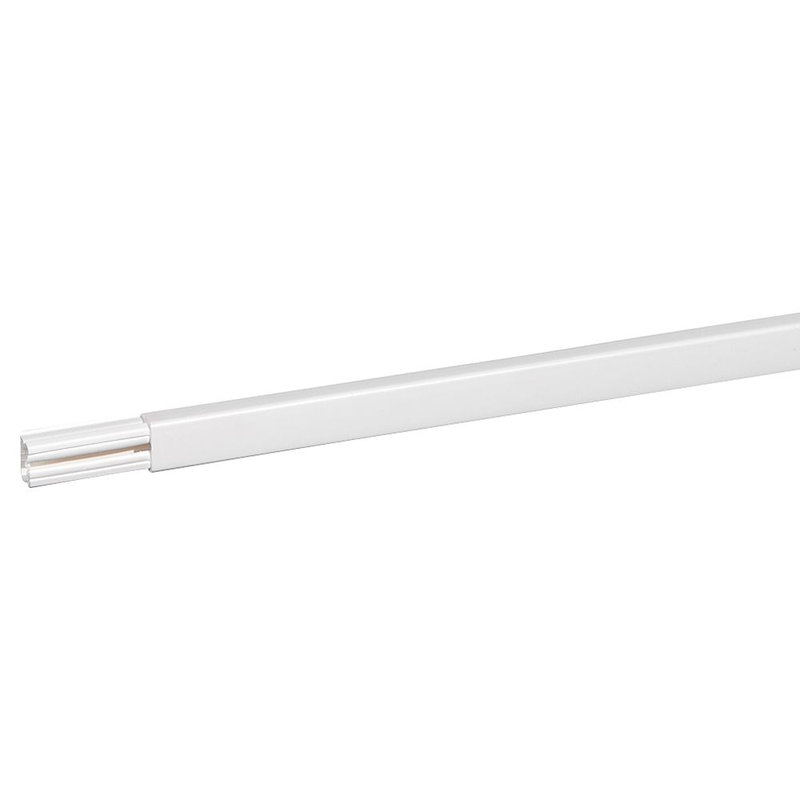 Legrand 033301 - Moulure DLPlus 20x12,5mm - 1 compartiment - longueur 3m - blanc