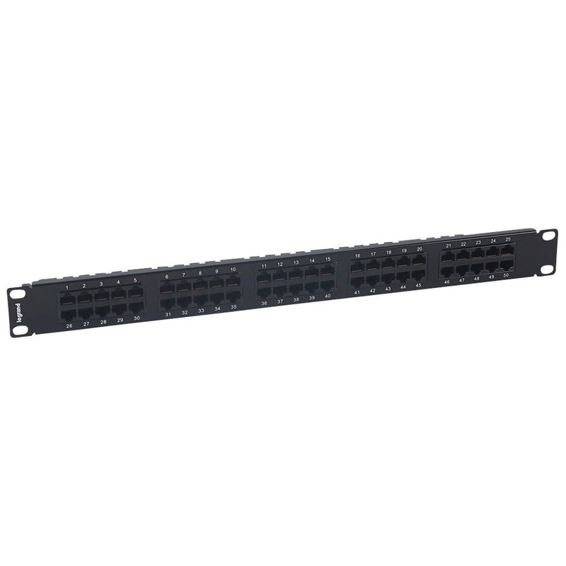 Legrand 033579 - Panneau de brassage 50 ports RJ45 110 connect