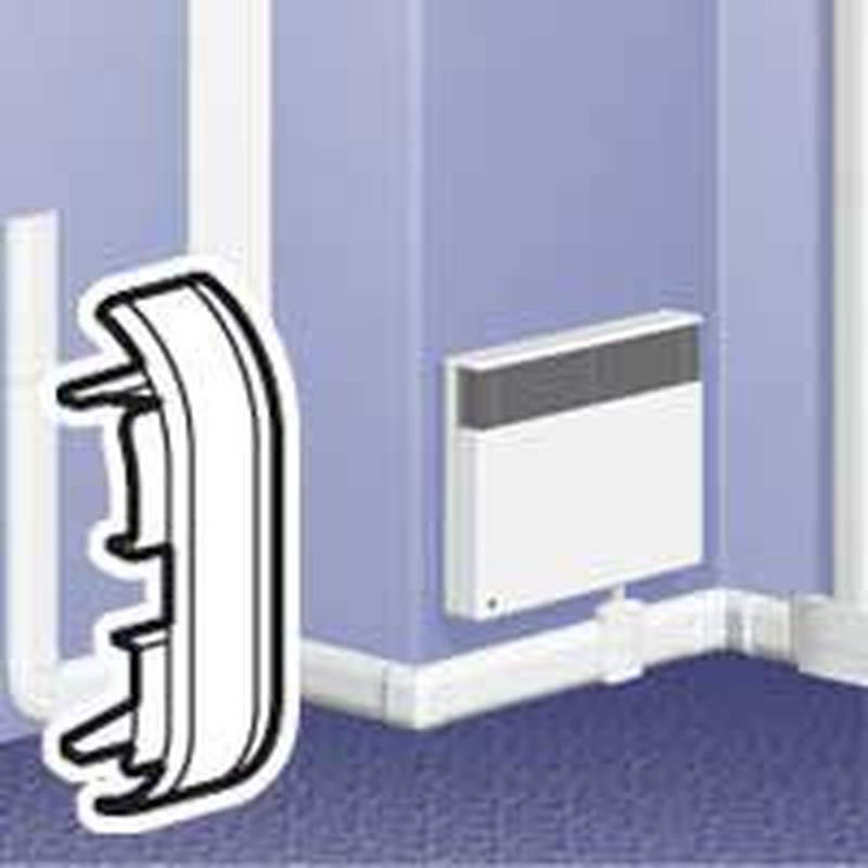 Legrand 033744 - Embout pour plinthe DLPlus 80x20mm - blanc