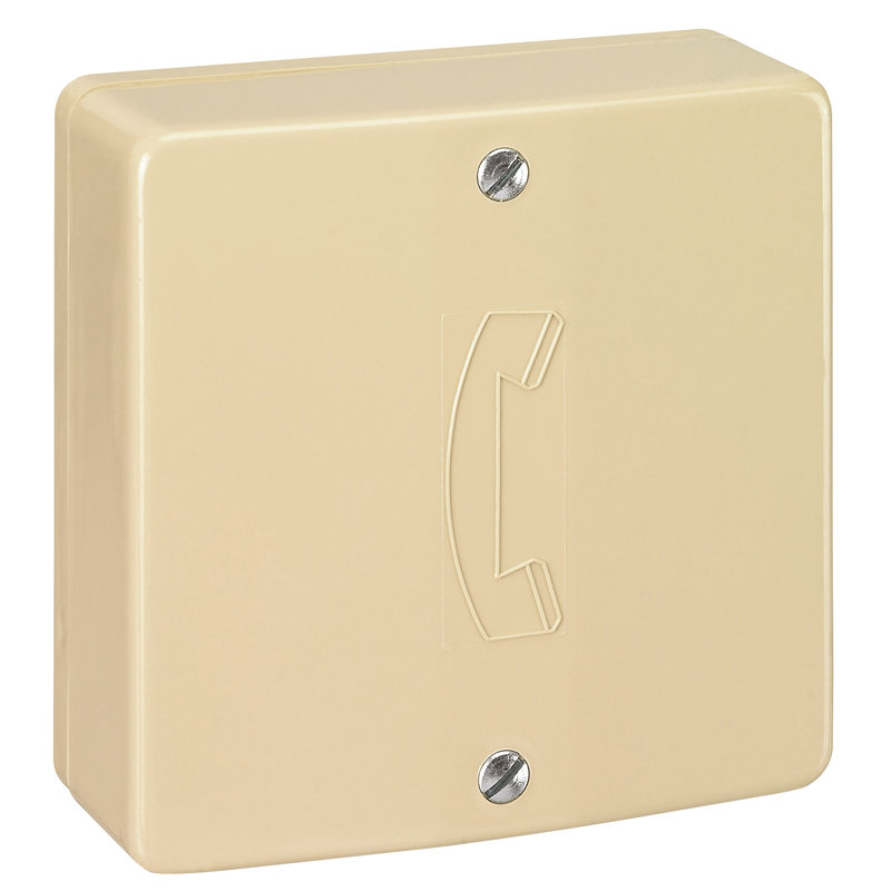 Legrand 034200 - Réglette d'appartement téléphonique 12 plots pour dérivation pose saillie