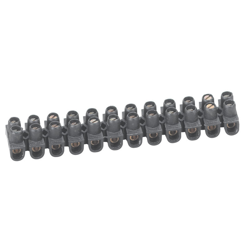 Legrand 034211 - Barrette de connexion Nylbloc avec capacité assignée 2,5mm² - noir