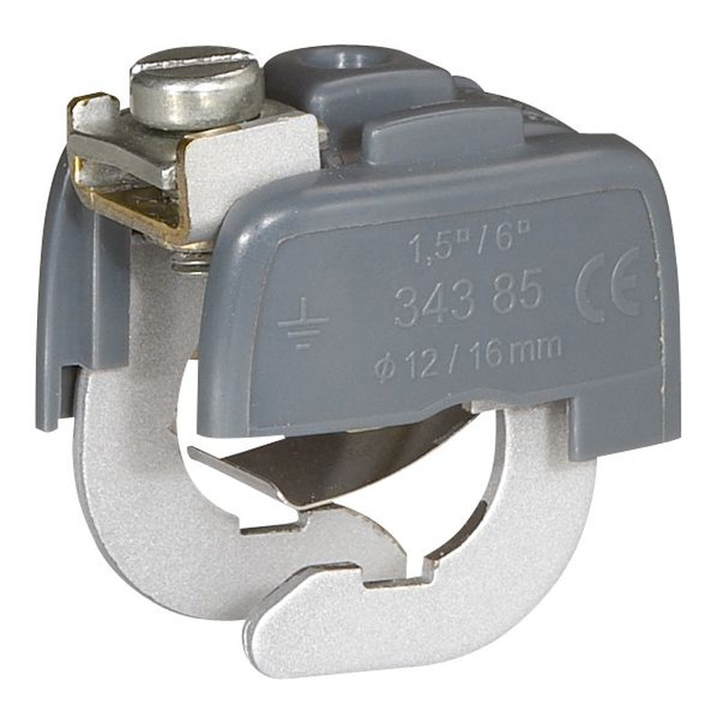 Legrand 034385 - Connecteur de liaison équipotentielle pour canalisation Ø12mm mini et Ø16mm maxi