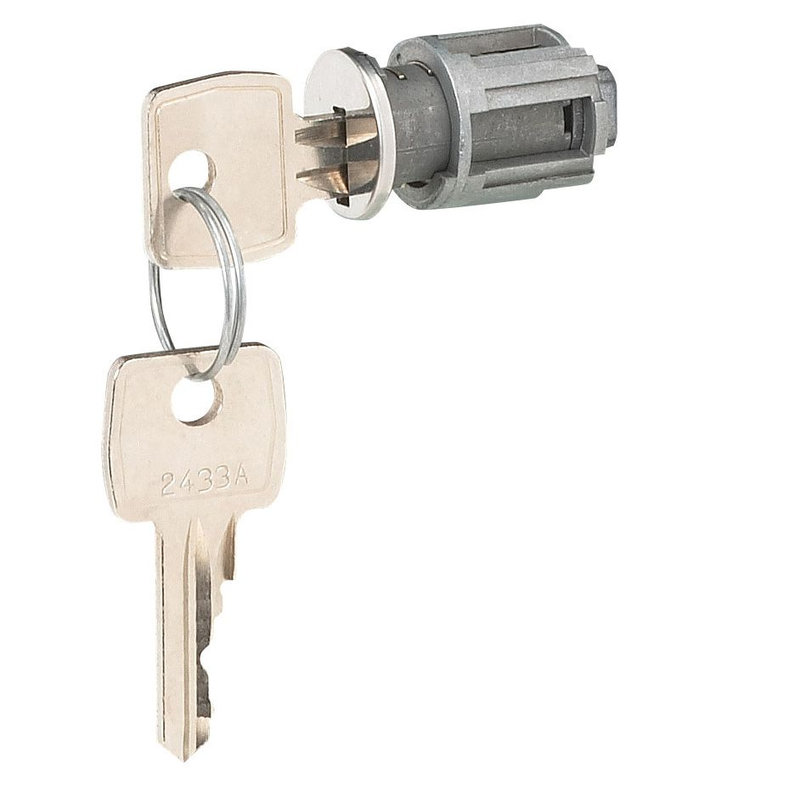 Legrand 034789 - Barillet à clé pour poignée 034771 et 034772 pour armoire Altis - clé n°2433A