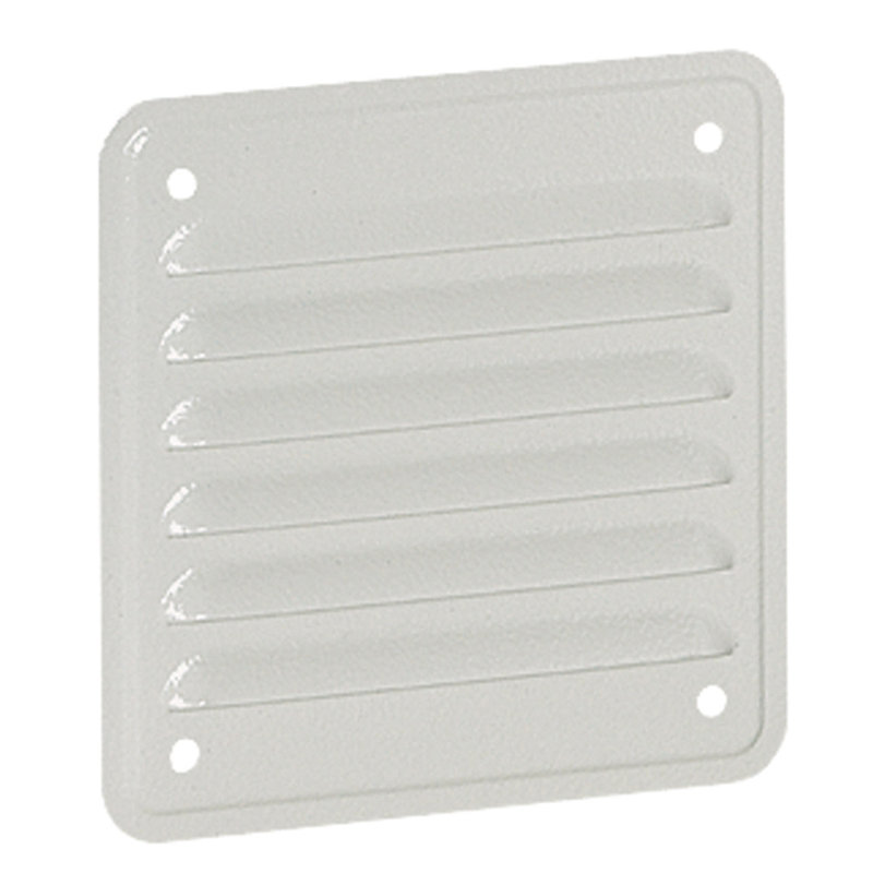 Legrand 034804 - Jeu de 2 ouïes d'aération métal avec grilles IP32 IK10 - RAL7035 - 138x138mm