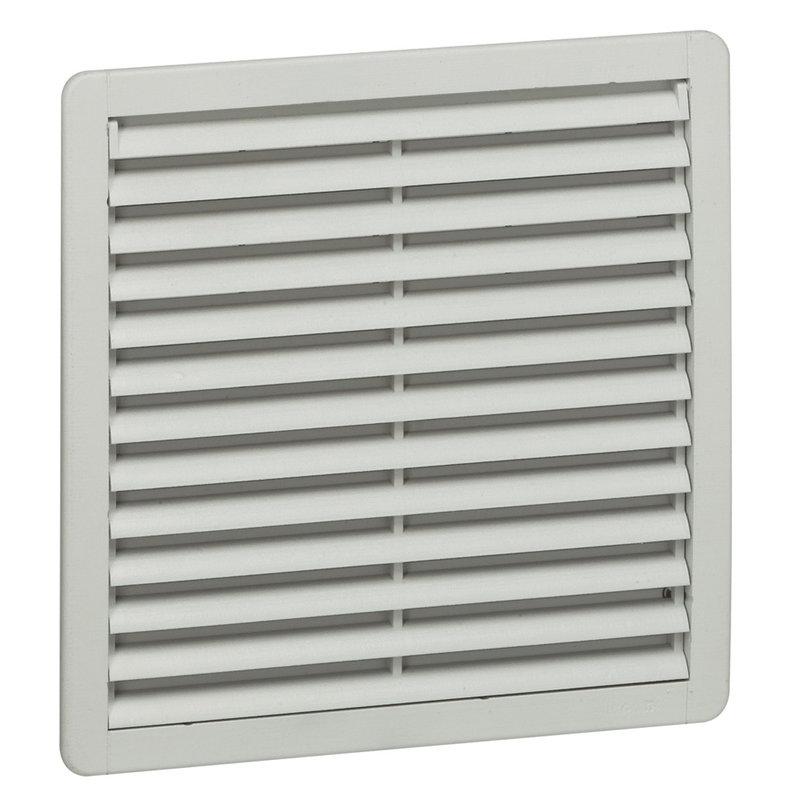 Legrand 034836 - Ouïe d'aération plastique avec filtre G3 IP54 - RAL7035 - 325x325mm