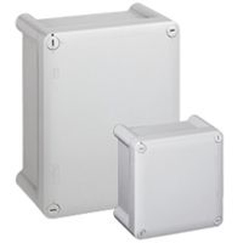 Legrand 035007 - Boîtier industriel plastique IP66 IK08 - 130x75x74mm avec couvercle opaque
