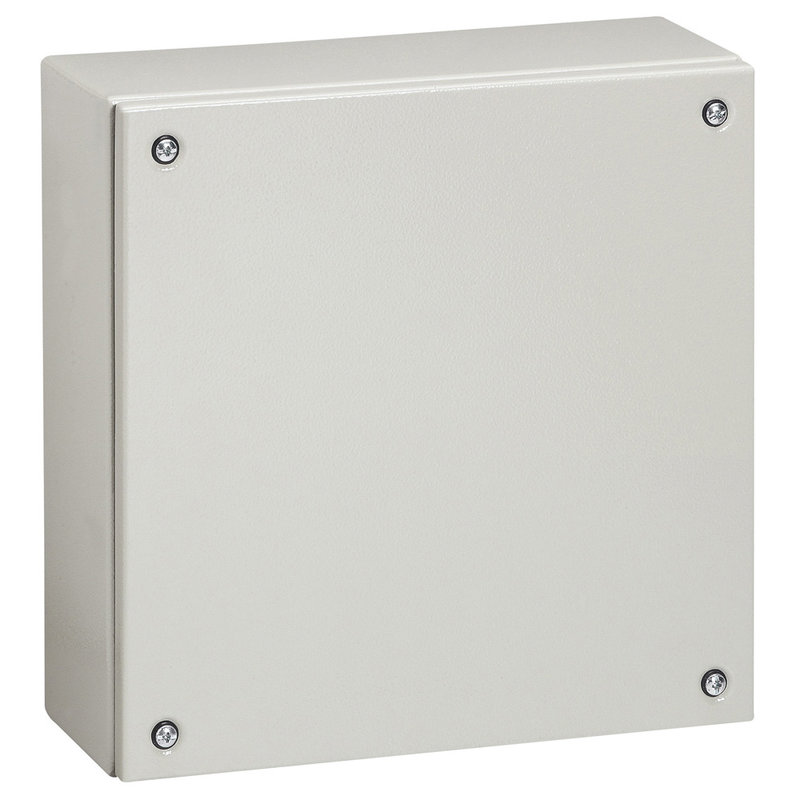 Legrand 035600 - Boîtier industriel Atlantic métal carré IP66 IK10 - 150x150x80mm - RAL7035