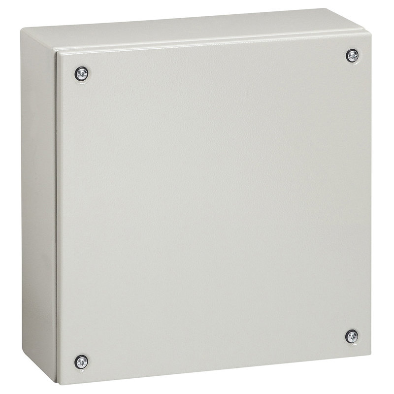 Legrand 035603 - Boîtier industriel Atlantic métal carré IP66 IK10 - 200x200x80mm - RAL7035