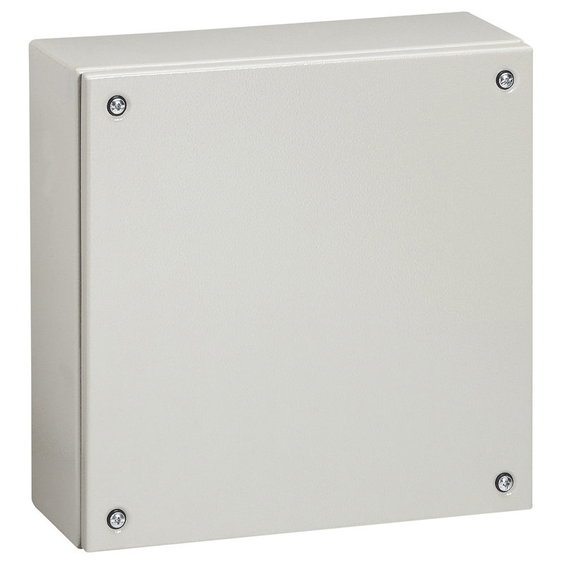 Legrand 035604 - Boîtier industriel Atlantic métal carré IP66 IK10 - 200x200x120mm - RAL7035