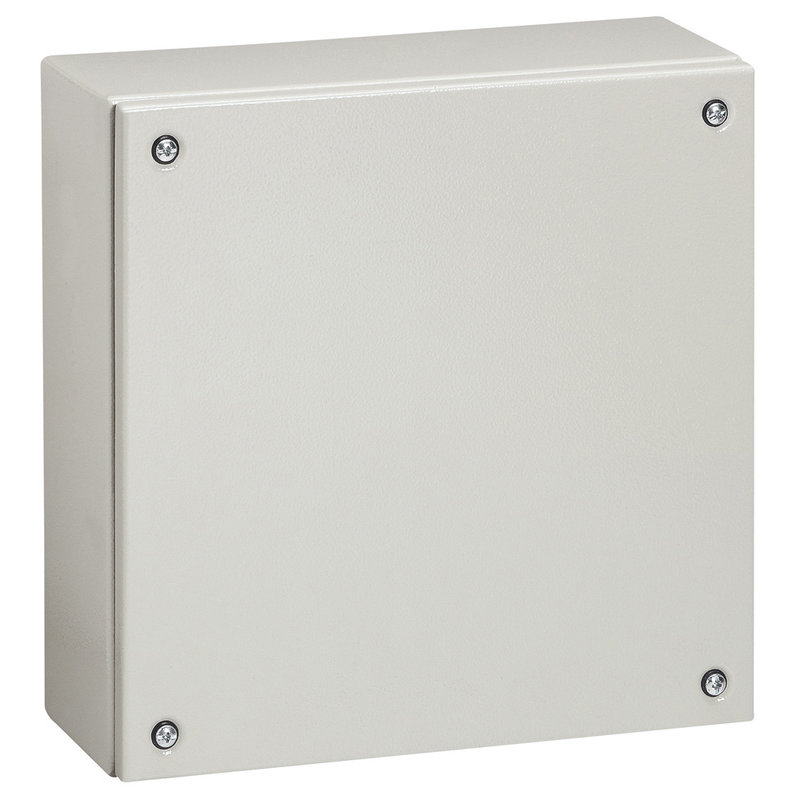 Legrand 035608 - Boîtier industriel Atlantic métal carré IP66 IK10 - 300x300x120mm - RAL7035