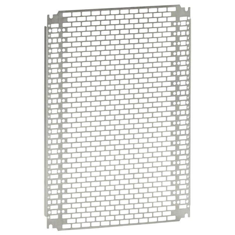 Legrand 036015 - Plaque perforée Lina 25 pour coffrets Atlantic/Marina hauteur 500xlargeur 400