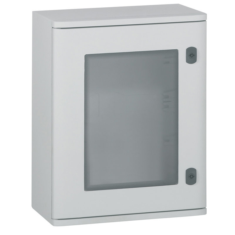 Legrand 036271 - Coffret polyester Marina IP66 IK10Avec porte vitrée - 400x300x206mm - RAL7035