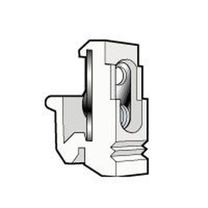 Legrand 036460 - Fixocap pour vis M4 fixation appareillage sur rail EN 60715 asym - blanc
