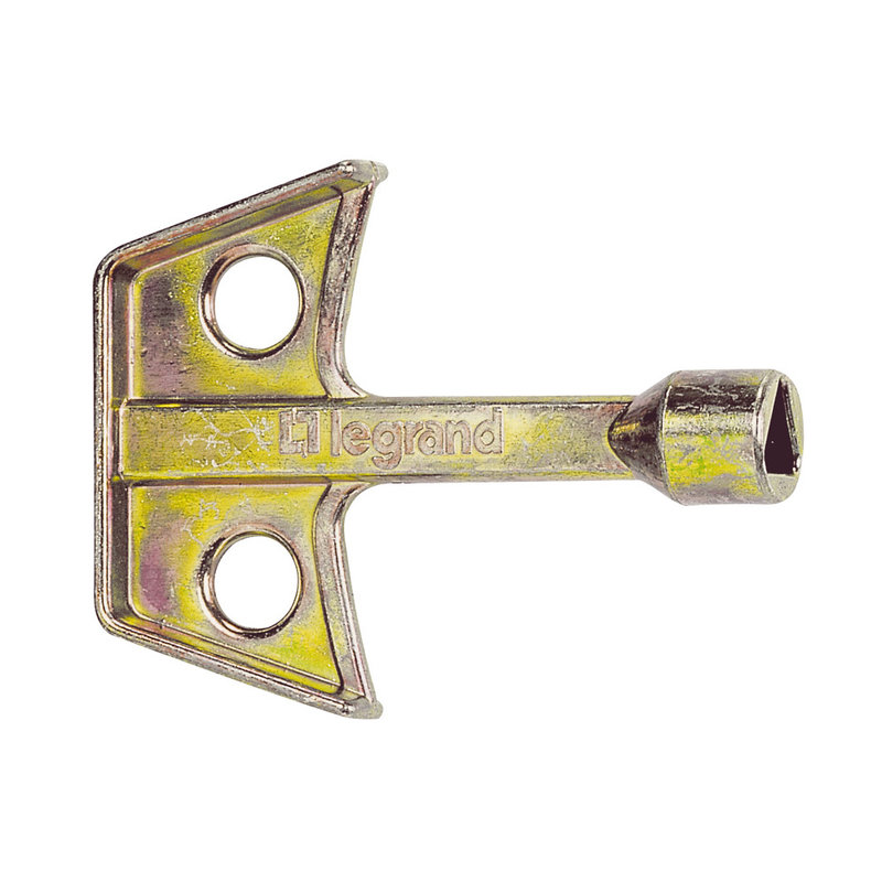 Legrand 036541 - Clé métal pour empreintes triangle mâle de 9mm ( ERDF )