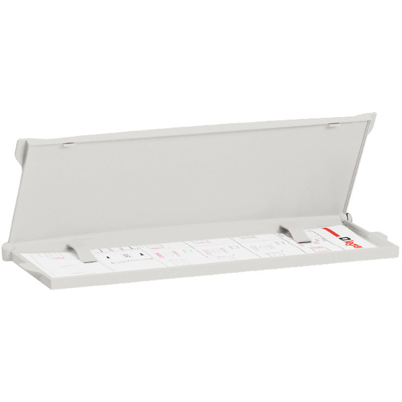 Legrand 036582 - Pochette fermée autocollante pour plans - IP30 - 324x120x18mm - gris RAL7035