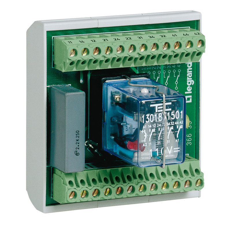 Legrand 036635 - Module de centralisation + report défauts - 9 entrées 24V-48V alternatif/continu