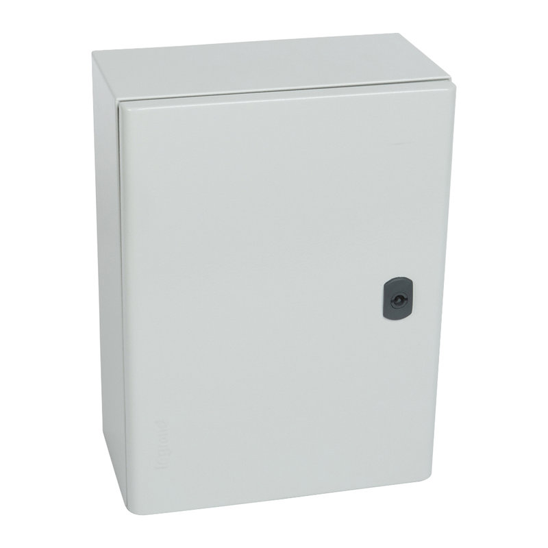 Legrand 036912 - Coffret metal Atlantic version vertical 1 porte 400x300x160mm avec plaque