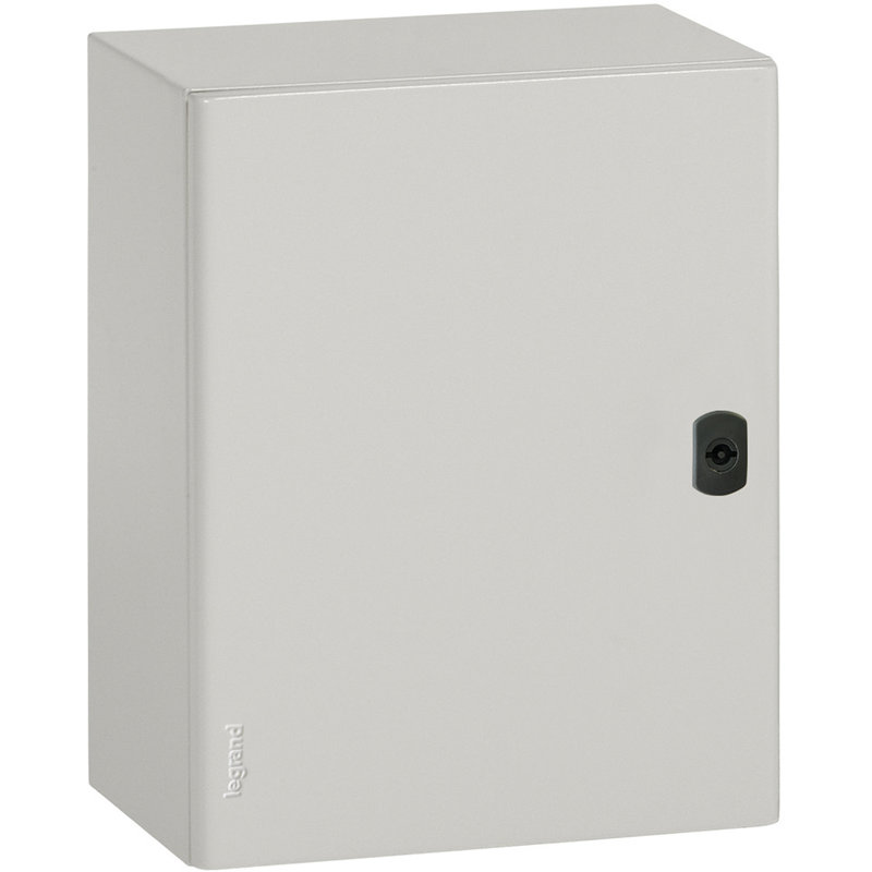 Legrand 036918 - Coffret metal Atlantic version vertical 1 porte 500x400x200mm avec plaque