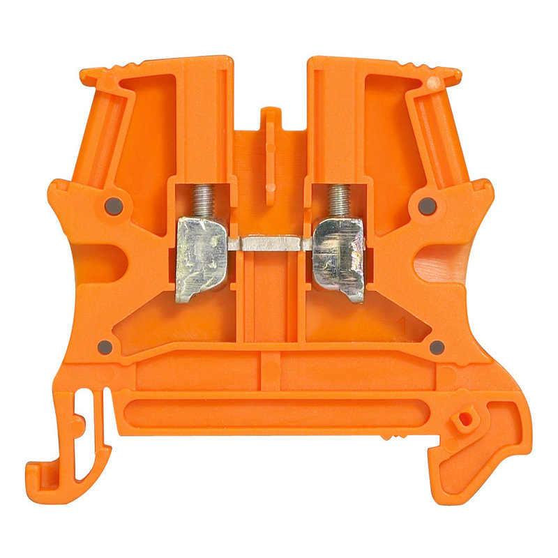 Legrand 037120 - Bloc jonc Viking 3 à vis - 1 jonction/1 entrée/1 sortie - orange - pas 5