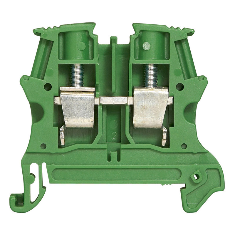 Legrand 037177 - Bloc jonc Viking 3 à vis - 1 jonction - 1entrée/1 sortie - vert - pas 6