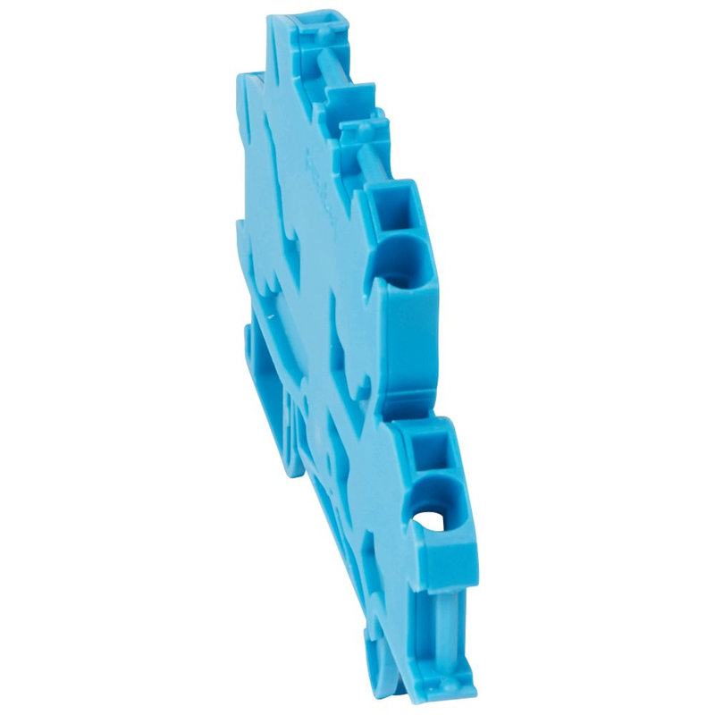 Legrand 037208 - Bloc jonc Viking 3 à ressort - 2 jonc/4 conduct - 2 étages - bleu - pas 6