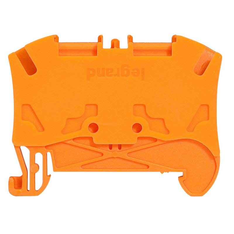 Legrand 037220 - Bloc jonc Viking 3 à ressort - 1 jonc/2 conduct - 1entr/1sortie - orange - pas 5