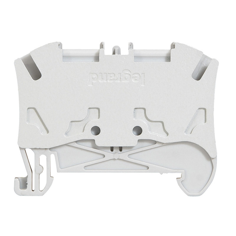 Legrand 037261 - Bloc jonc Viking 3 à ressort - 1 jonc/2 conduct - 1entr/1sortie - gris - pas 6