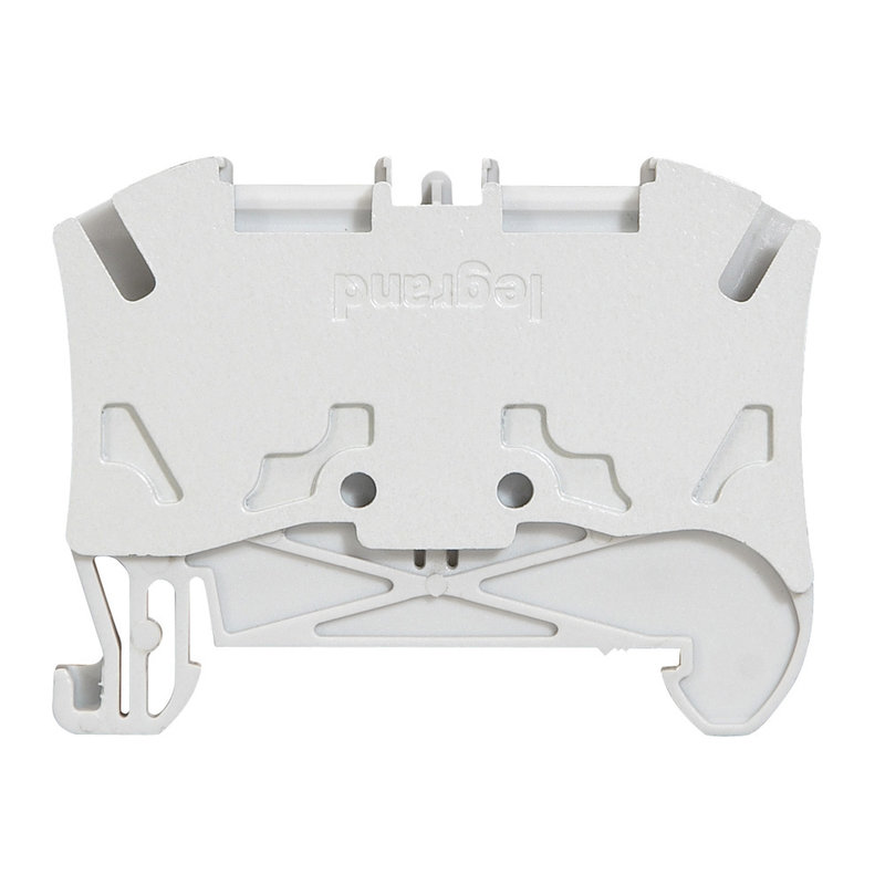 Legrand 037262 - Bloc jonc Viking 3 à ressort - 1 jonc/2 conduct - 1entr/1sortie - gris - pas 8