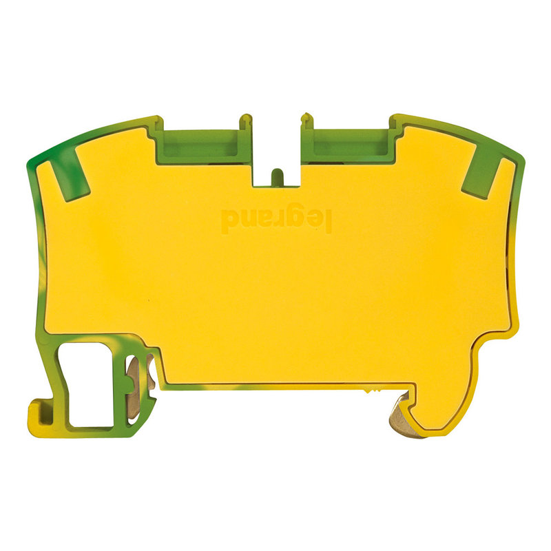 Legrand 037272 - Bloc jonc Viking 3 à ressort - 1 jonc/2 conduc -1entr/1sort-vert/jaune - pas 8