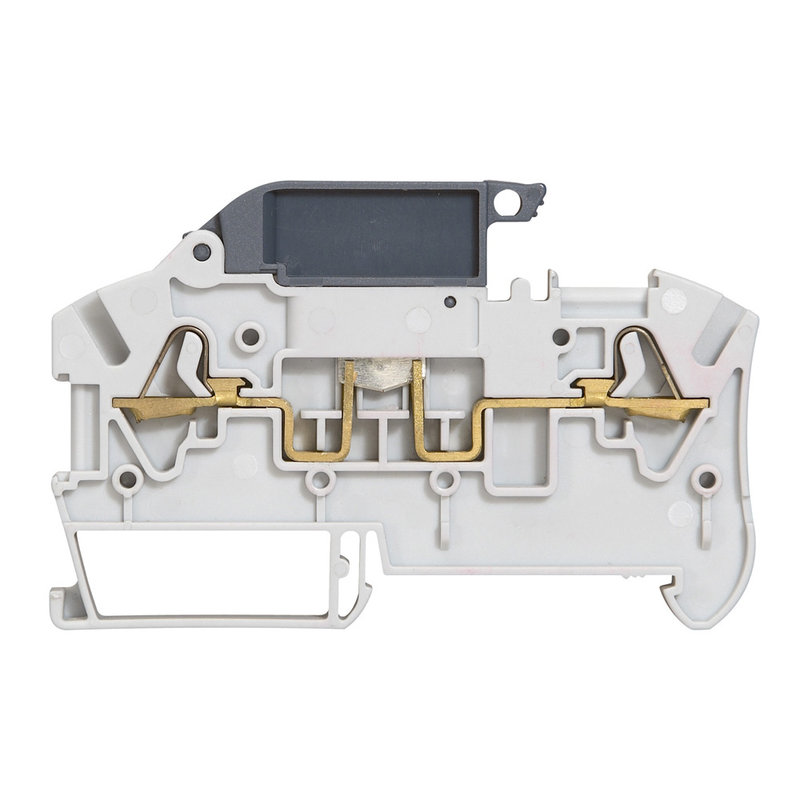 Legrand 037283 - Bloc jonc Viking 3 à ressort - circuit std avec préhenseur - gris - pas 6