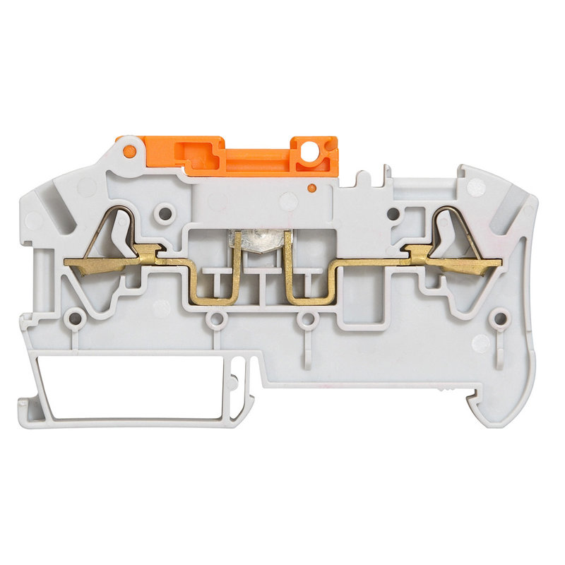 Legrand 037284 - Bloc jonc Viking 3 à ressort - circuit std avec mini-sectionneur - gris - pas 6