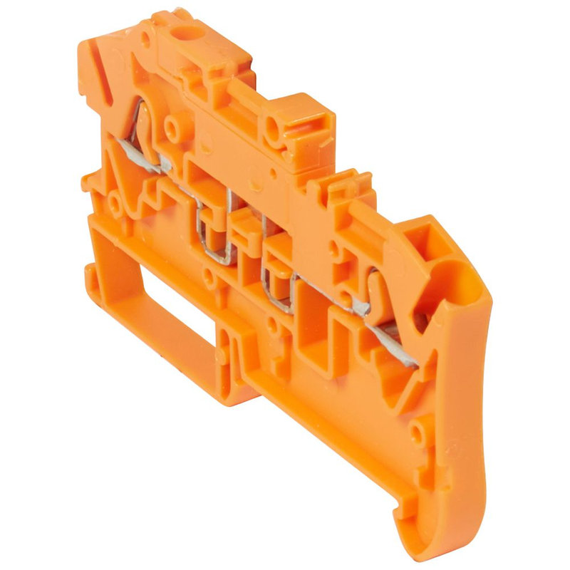 Legrand 037286 - Bloc jonc Viking 3 à ressort - circuit non coupé/mini-sectionneur-orange - pas 6